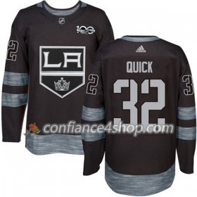 Adidas Maillot de Hockey Los Angeles Kings Jonathan Quick 32 1917-2017 100th Anniversary Noir Authentic - Homme
